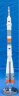 Макет ракета-носителя Союз ФГ (пилотируемый) масштаб 1:100