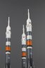  Модель ракеты Союз-2 МС в масштабе 1:144